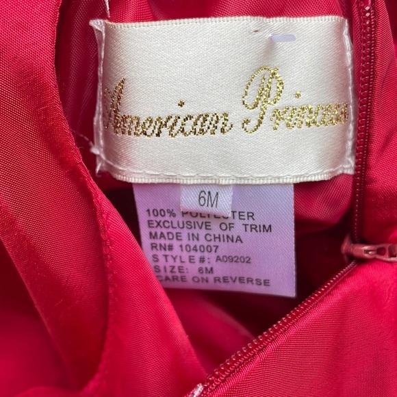 ❤️  Infant Red Dress with Bloomers Size 6M - Picture 8 of 12